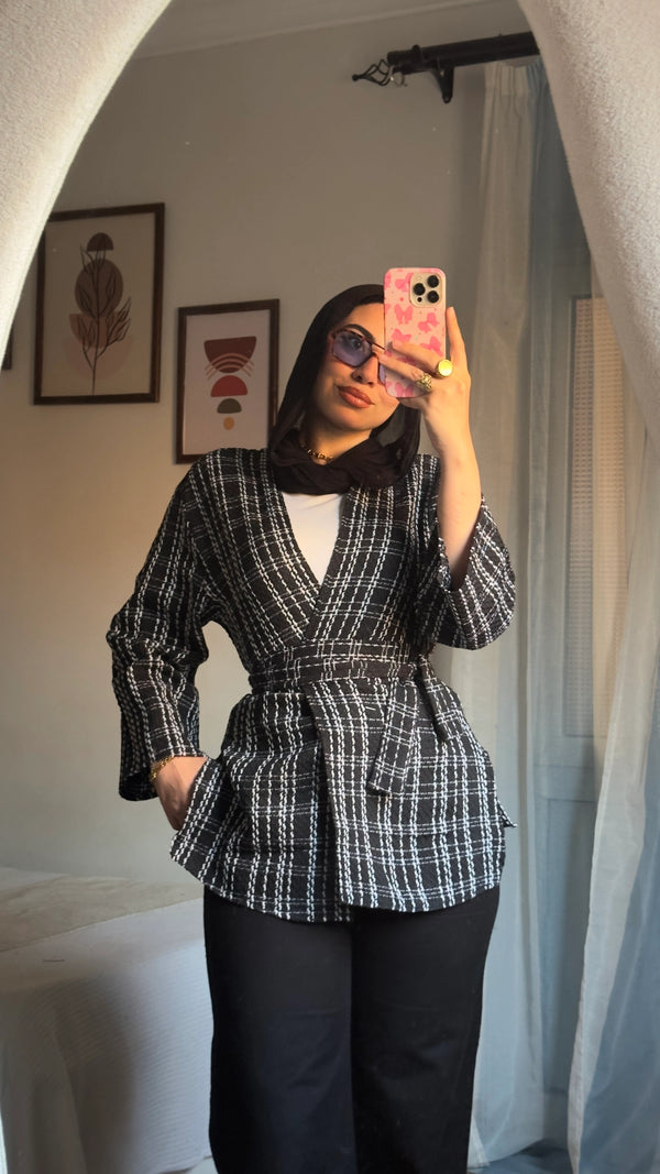 Black & White Jacket Fiora